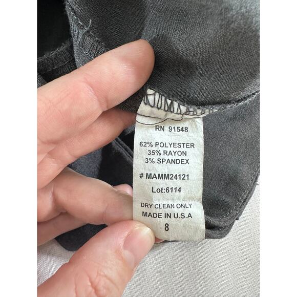 Liquid Women's sz 8 High Rise Wide Leg Work Pant Dress Office Attire Classic - Picture 10 of 12